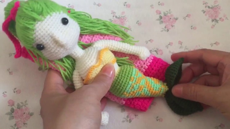 How to crochet Mermaid เงือกน้อย part 1