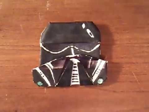 How to Fold an Origami Death Trooper!