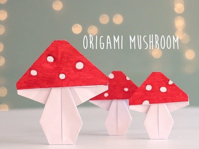 How to Fold: Origami Mushroom