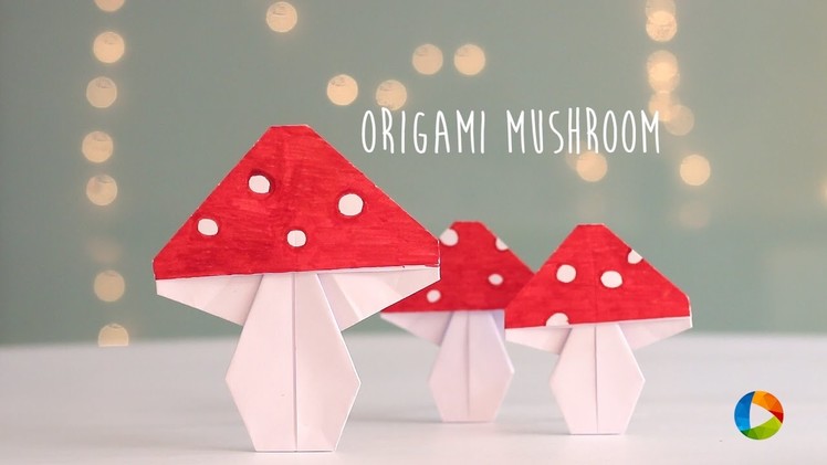 How to Fold: Origami Mushroom