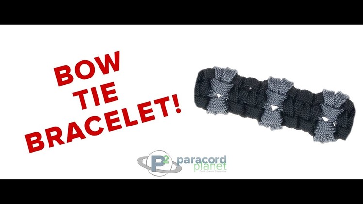 How To Make A Bowtie Paracord Bracelet with a Diamond Knot