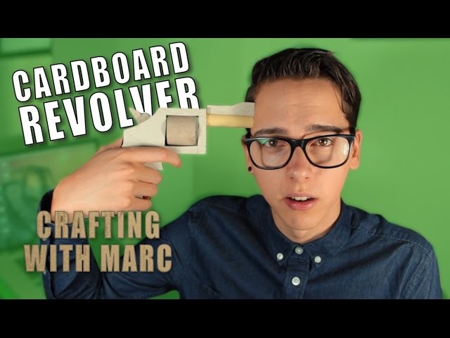 How to make a Cardboard Revolver - DIY