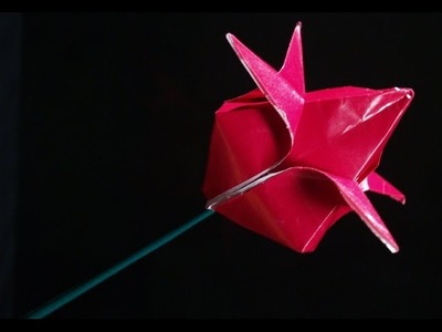 How to make paper flower (very easy)-origami magic lotus with a4