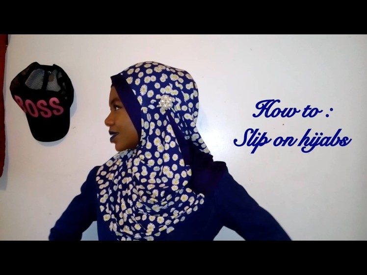 How to wear a slip on hijab