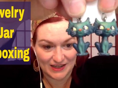 Live Jewelry Haul - Jewelry Jar Unboxing - Make Money Selling Online - Selling on Ebay & Etsy