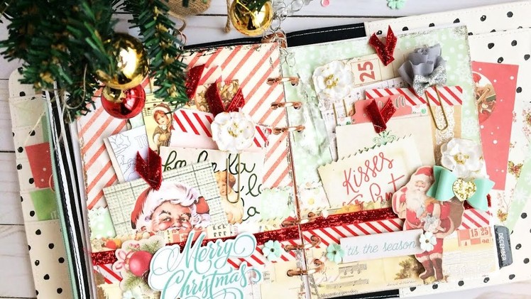 Naughty or Nice Christmas Planner Spread with Sharon Laakkonen on Live with Prima