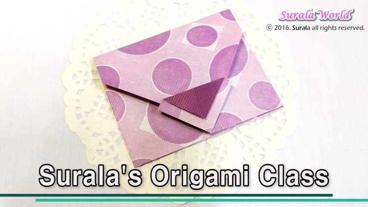 Origami - Envelope (for Christmas card and New Year's card)