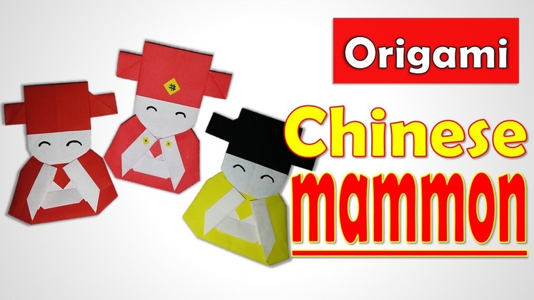 Origami Little Chinese Mammon-Special Tahun Baru Imlek (DIY Refi MR)