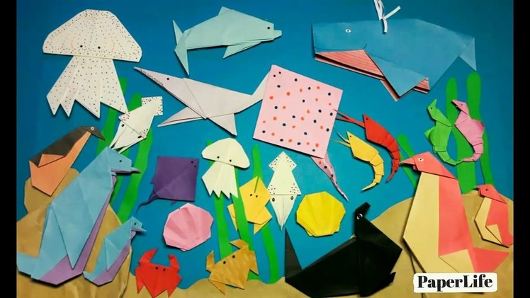 Origami Sea Creatures  from PaperLife Channel HD