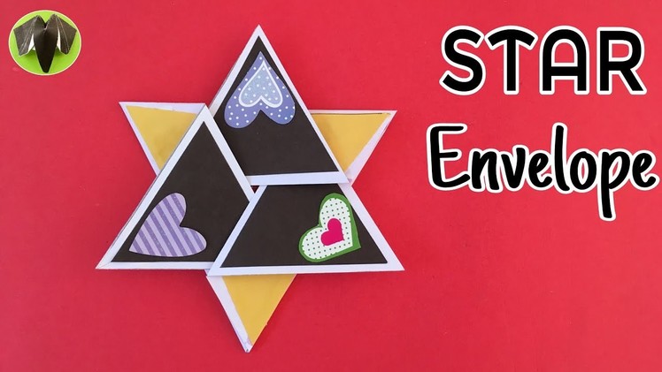 STAR Envelope card - DIY Tutorial by Paper Folds ❤️