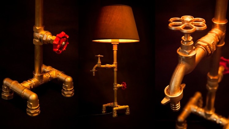 Steampunk DIY Industrial Pipe Lamp #1