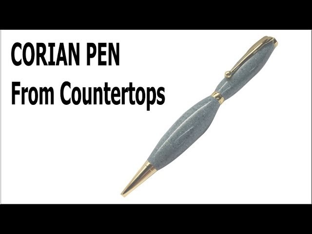 Turn a Corian Pen | How To