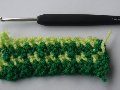 Up and down Stitch crochet.