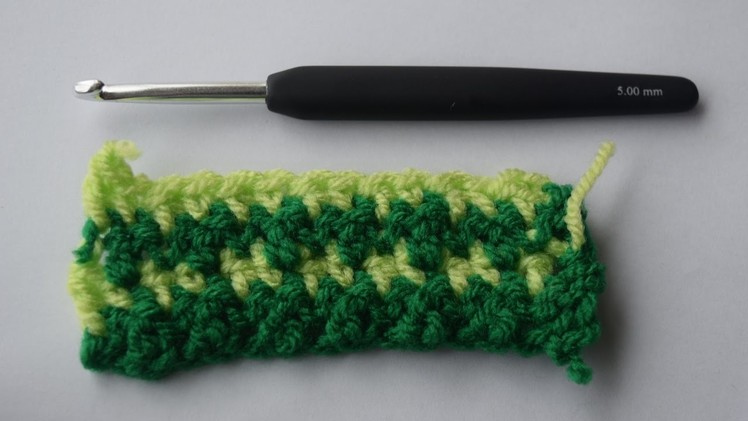 Up and down Stitch crochet.
