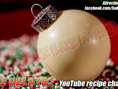 White Chocolate Christmas Ornaments Tutorial By BakeLikeAPro