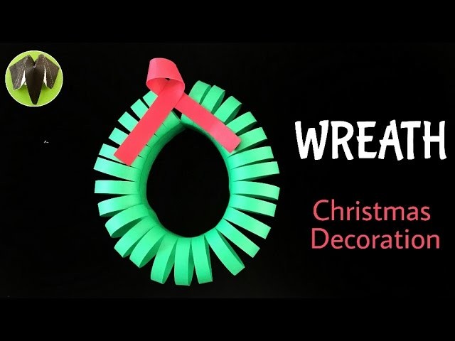 WREATH for Christmas Decoration - Tutorial from Paper Folds