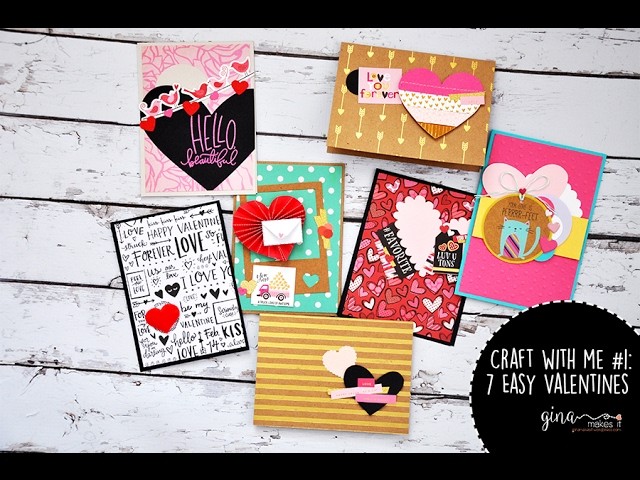 Craft With Me #1: Valentine's Stash Cards