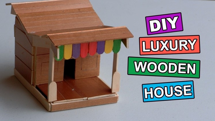 DIY Luxury Wooden House: Craft it Yourself | Backyard Crafts