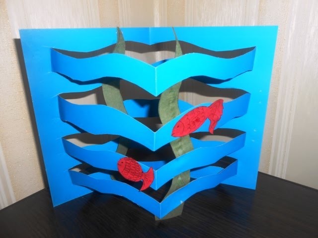 DIY Paper Aquarium for Kids. Easy Paper Craft Ideas for Kids