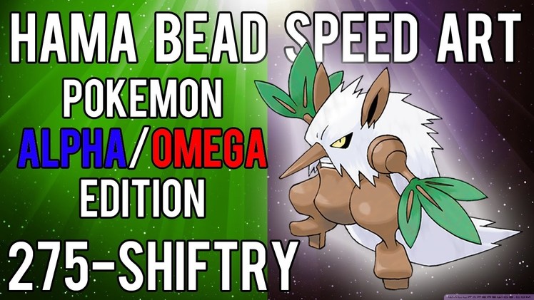 Hama Bead Speed Art | Pokemon | Alpha.Omega | Timelapse | 275 - Shiftry