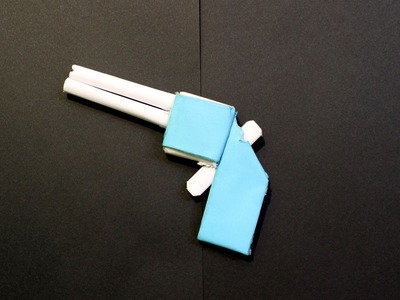 How to Make a Paper Toy Pocket Gun that shoots - PaperART Weapons