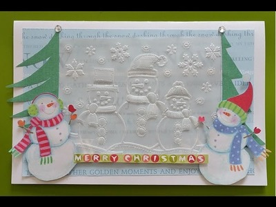 How to Make Christmas Card - Quick and Easy