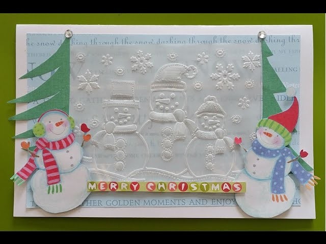 How to Make Christmas Card - Quick and Easy