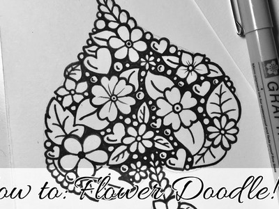 HowTo: Make a simple floral doodle!