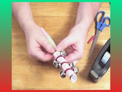 Make and Play a Paper Jingle Bell Stick (Sleigh Bells)