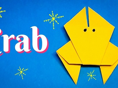 Origami Crab easy to fold easy to follow HD tutorial