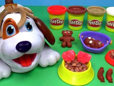 Play doh art for kids | How to Make Play Dough Dog.