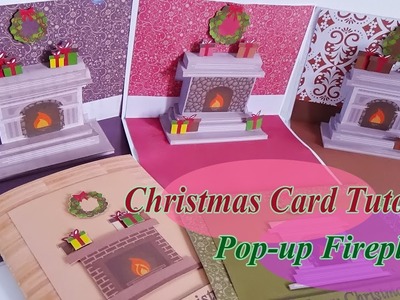 Christmas Card Tutorial -  Pop Up Fireplace