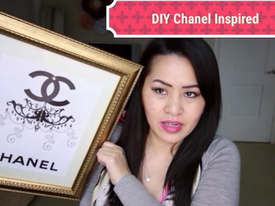DIY Chanel Inspired Wall Decor