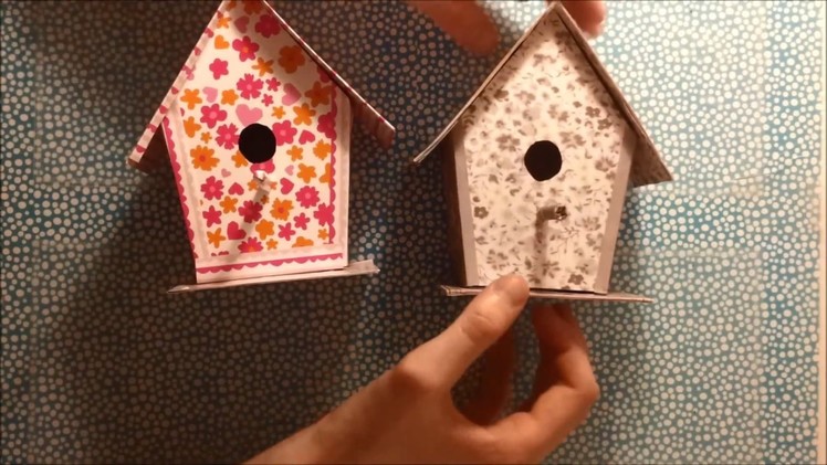 DIY Create a Cardboard Birdhouse - Home Decoration