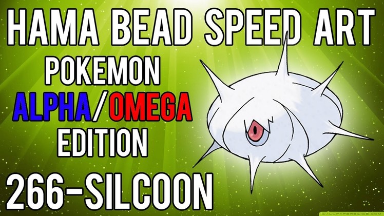Hama Bead Speed Art | Pokemon | Alpha.Omega | Timelapse | 266 - Silcoon