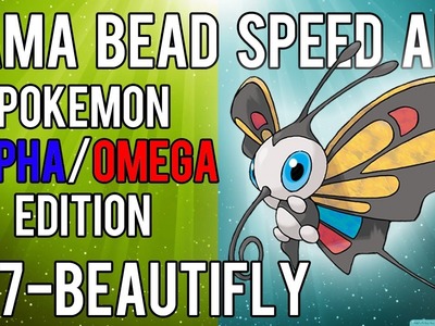 Hama Bead Speed Art | Pokemon | Alpha.Omega | Timelapse | 267 - Beautifly