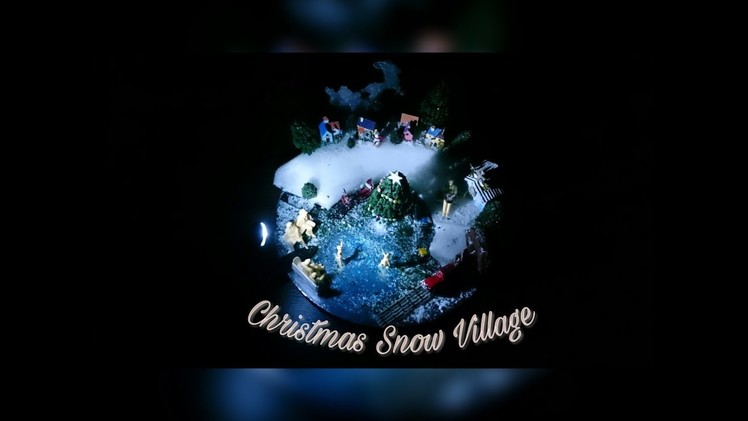 How I made my Christmas Snow Village