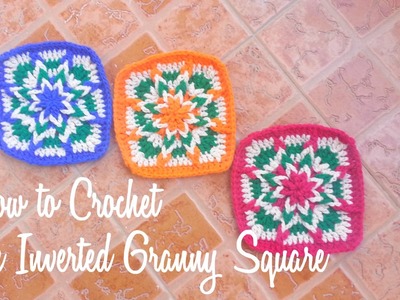 How to crochet Inverted Granny Square (Written Pattern)