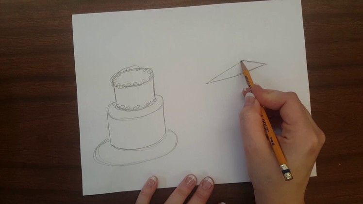 How to draw 3D cakes
