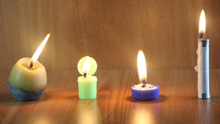 How to Make 5 Amazing  Emergency Candles - Life Hacks You Should Know!