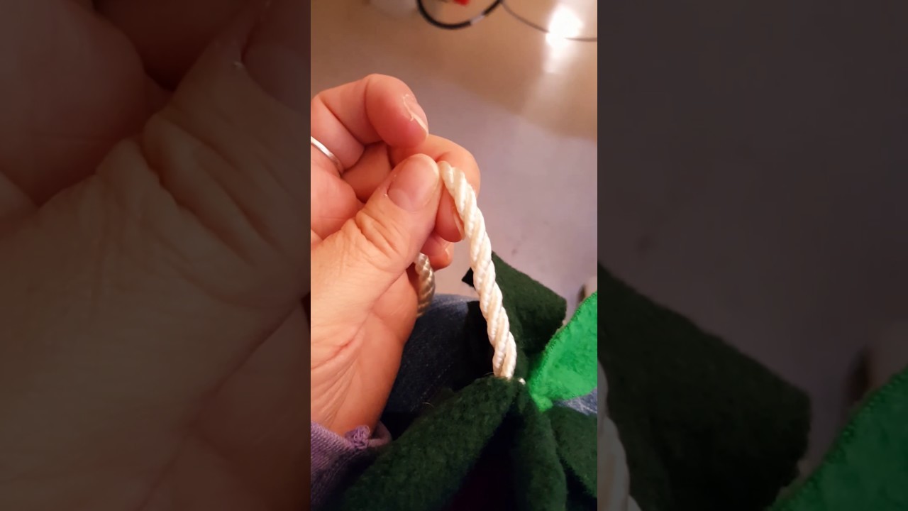 How to make a colorful fleece branch for your Sugar Gliders