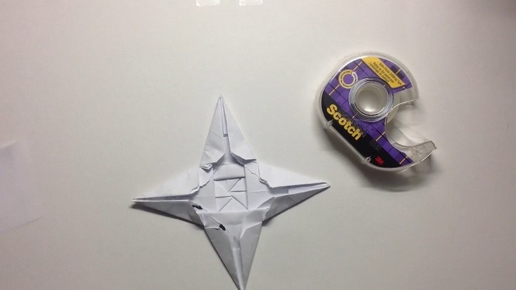 How to make a origami ninja star (Naruto style)