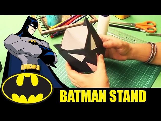 How To Make Batman Pen Stand | Batman Theme | Step By Step DIY | Crafts For Kids