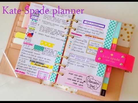 Kate Spade Planner Valetines Day Decor Ideas - Planner Decor Ideas