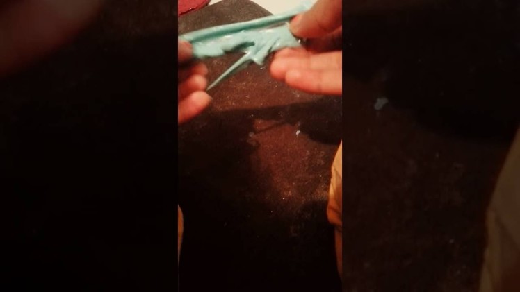 SLIME without borax, liquid starch, tide, eye drops and baking soda