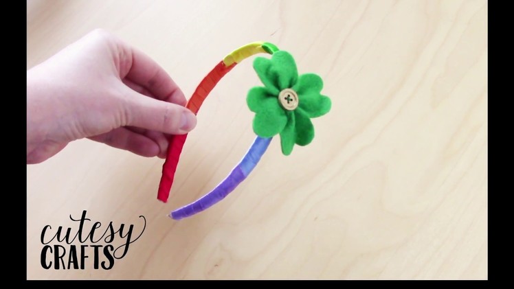 St. Patrick's Day Craft - Rainbow Headband