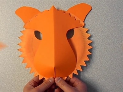 Arts and Crafts: How to make a Tiger mask.