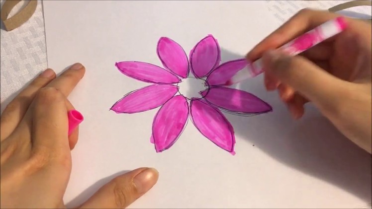 Creative Idea : How to make a Kanzashi Flower