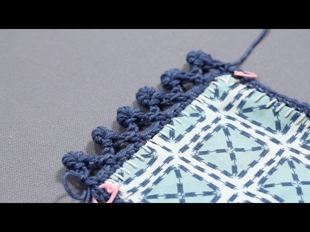 Crochet Border Tutorial: How to Crochet a Bullion Coil