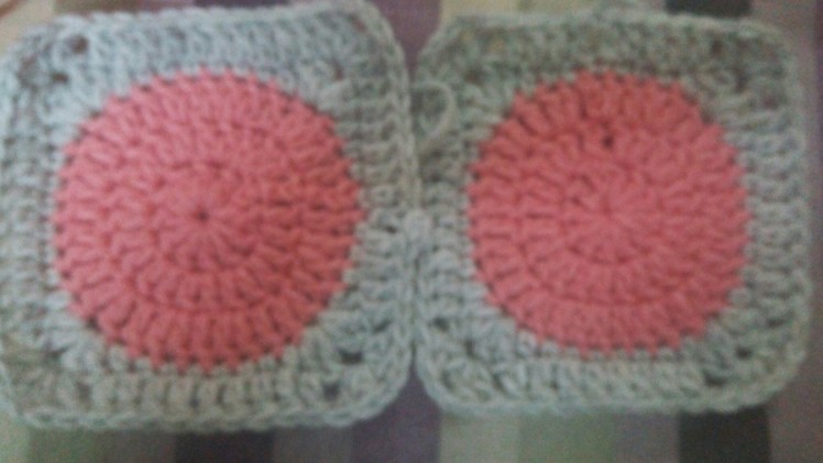 Crochet Circle into Square